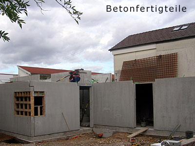 Betonfertigteile, Einfamilienhaus, Hauptstrasse, Bühl