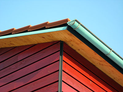 Wohn- und Bürohaus, Brombachweg, Bühl, Dachdetail