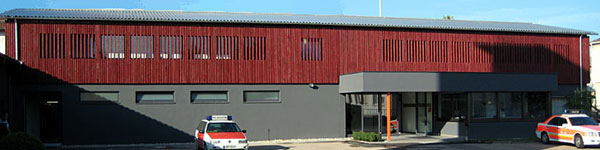 Gebäude nach dem Umbau, Feuerwehr Bühl, Steinstrasse