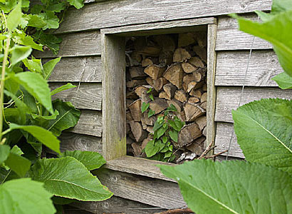 Detail Holzzaun, Fachwerkhaus, Klotzbergstrasse, Bühl