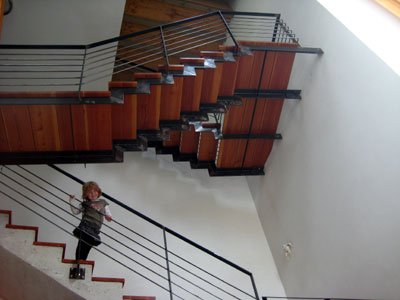 Treppenhaus Untersicht, Einfamilienhaus, Bühler Seite, Altschweier