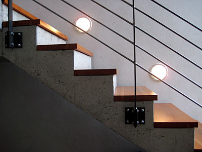 Treppendetail Einfamilienhaus Bühler Seite, Altschweier