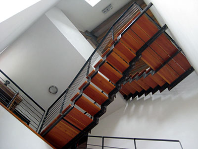 Treppenhausuntersicht, Einfamilienhaus, Bühler Seite, Altschweier