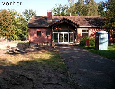 Gebäude vor dem Umbau, Waldheim, Gustav-Jacob-Hütte, Karlsruhe